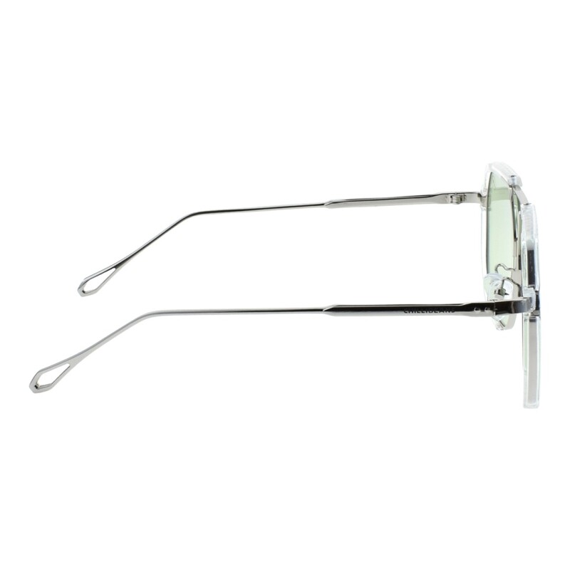 Lentes de Sol Chilli Beans Doha Transparente - Verde
