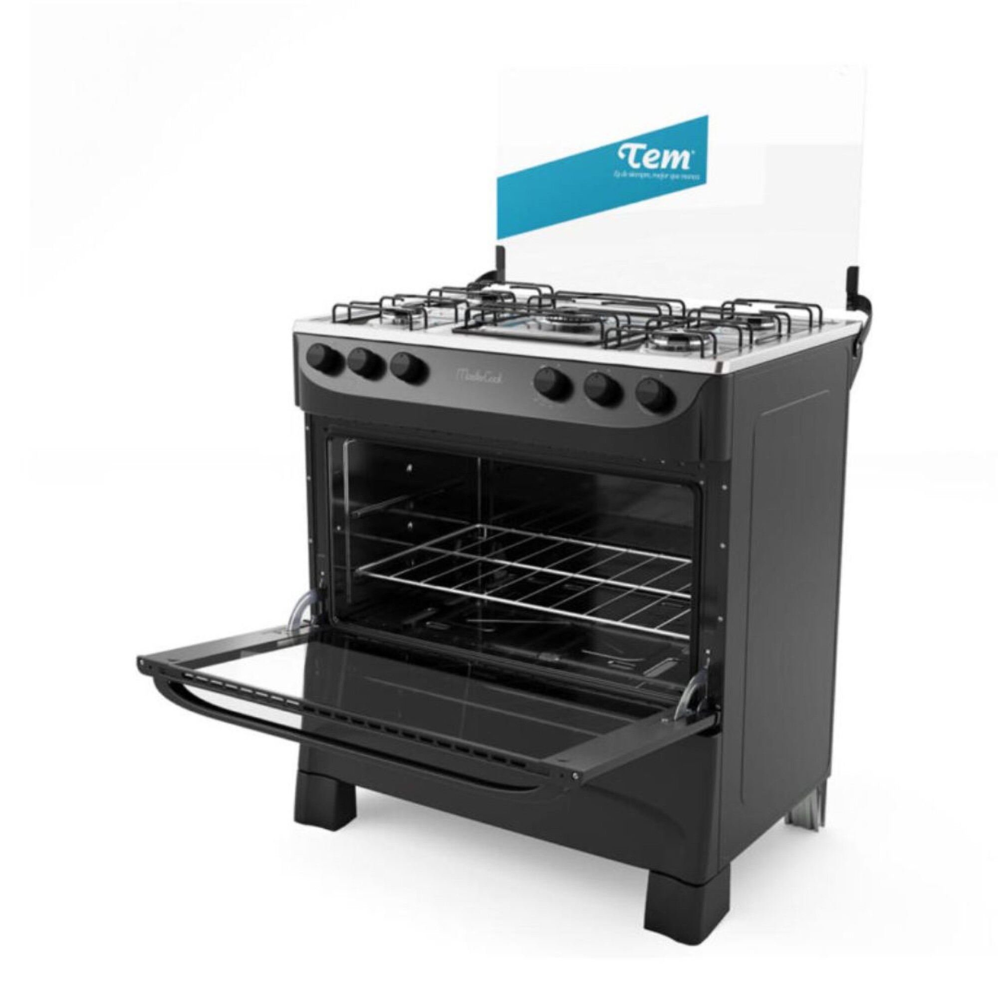 Syam Mastercook Cocina TEM Mastercook 5H Negra — Brillante