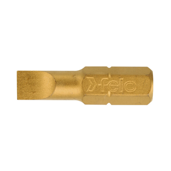 Punta atornillador C6.3 Tin Plus Plana 8,0x1,2x25mm FE0307