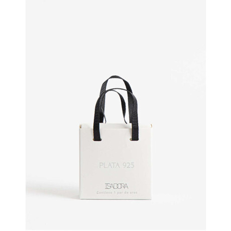 Argollas Plata 925 Con Cubic Plateado