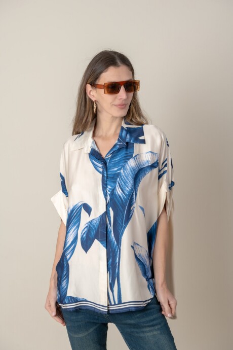 CAMISA PALMA Azul