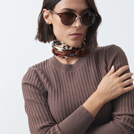 SWEATER LISE Marrón oscuro