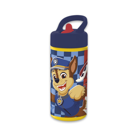 Botella Plástica con Pajita Paw Patrol 410 ml Paw Patrol