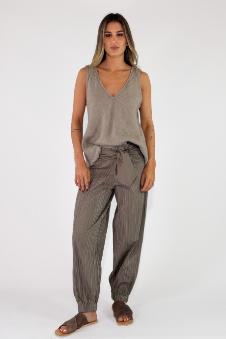 PANTALON SABA Vison