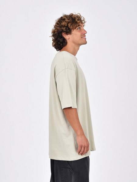 REMERA DEN VERDE GRISACEO