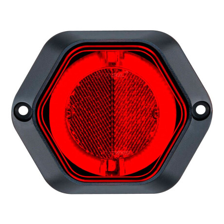 FAROL - FARO POSICION HEXAGONAL ROJO LED 12/24V GUIA AZUL - FAROL - FARO POSICION HEXAGONAL ROJO LED 12/24V GUIA AZUL -