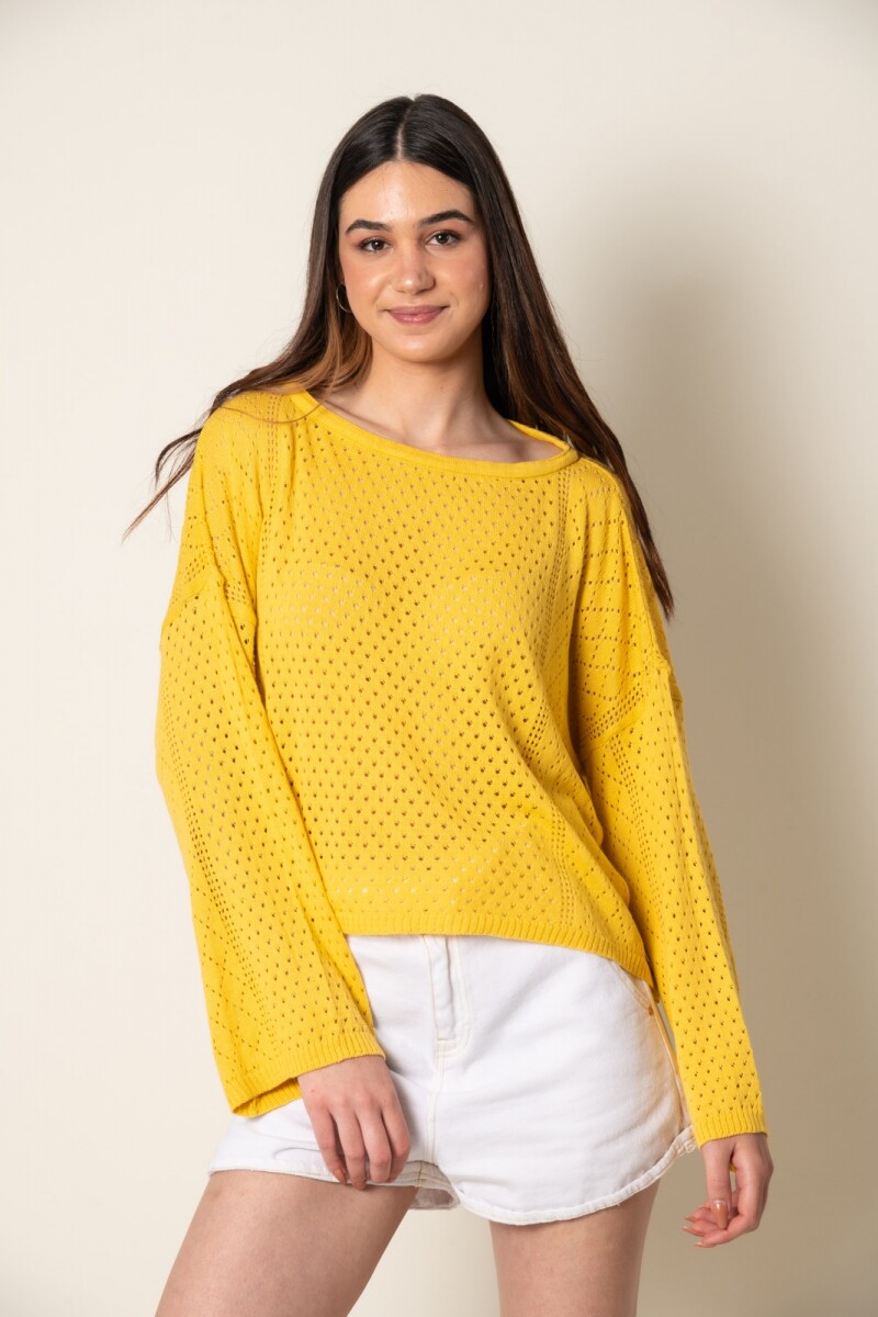 SWEATER MADRID - AMARILLO 