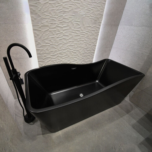 Bañera Lanark De Acrilico Negro Mate 000