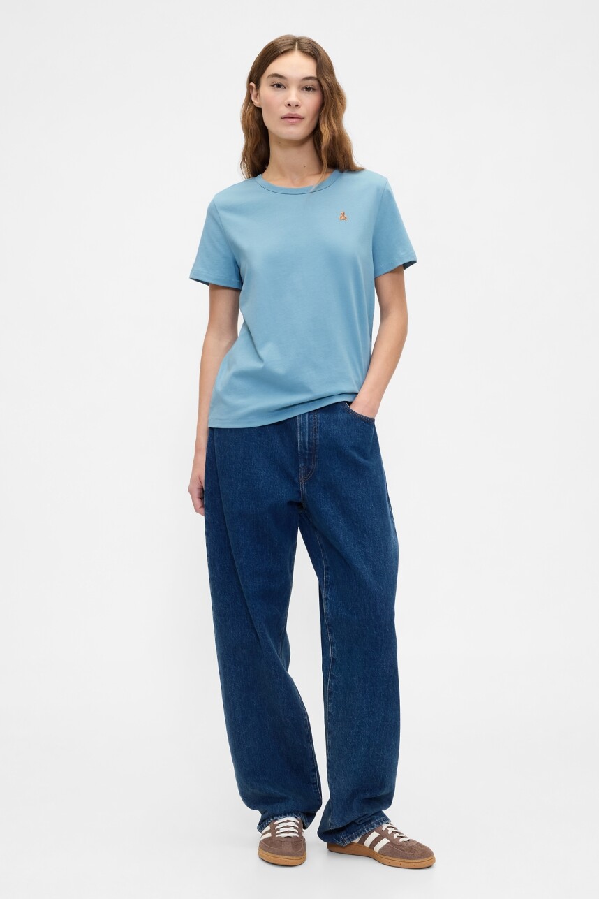 Remera Oso Brannan Mujer Blue Stone