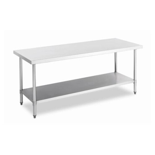 Mesa de Trabajo Inox 1.5 m. con estante inferior Perpetua Mesa de Trabajo Inox 1.5 m. con estante inferior Perpetua