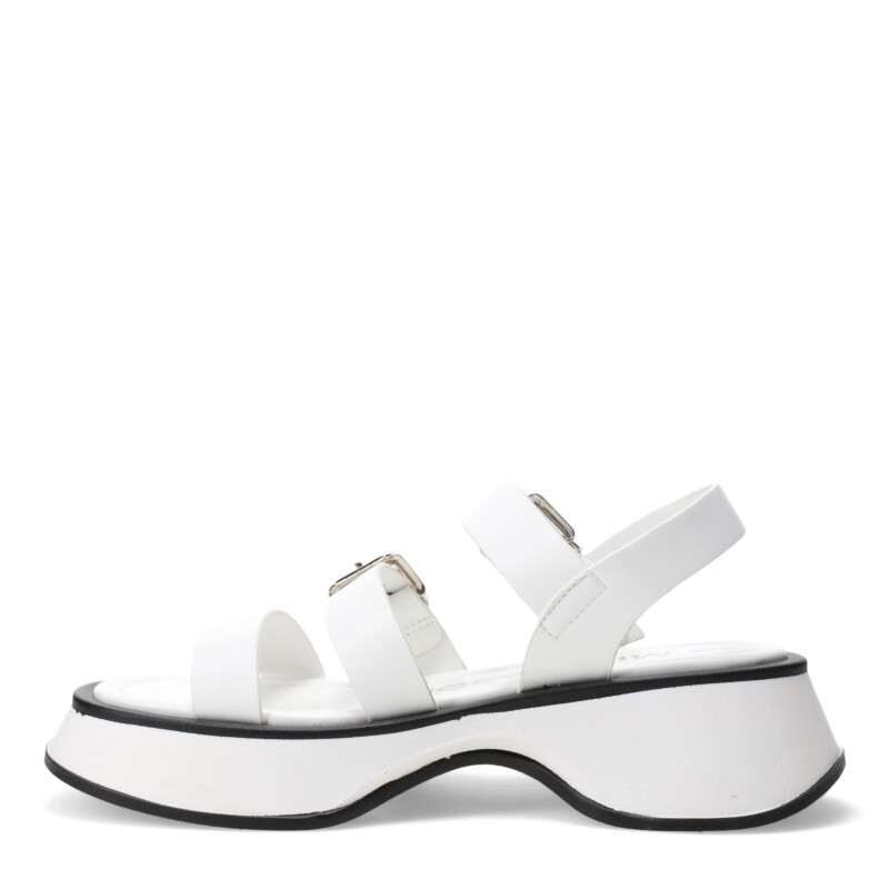 Sandalias de Mujer Miss Carol Sandalia BITOLA con hebillas Blanco
