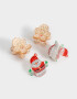 Broches Sets Regalables Set De Broches Navideños - Combinacion Bicolor