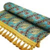 Caminero de mesa 1,40 Tulipanes Turquesa
