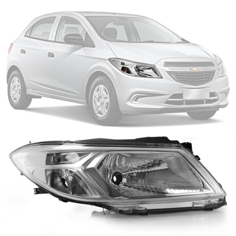 SEMIOPTICAS CHEVROLET ONIX PRISMA 2013/ DER. MOLDURA CRISTAL - SEMIOPTICAS CHEVROLET ONIX PRISMA 2013/ DER. MOLDURA CRISTAL -