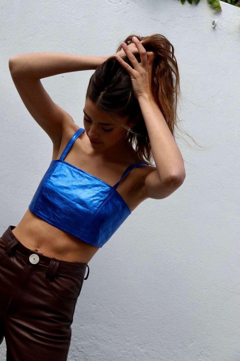 Top Util Azul Galáctico