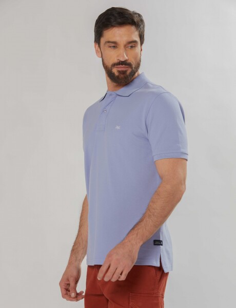 REMERA POLO PIQUÉ Lavanda