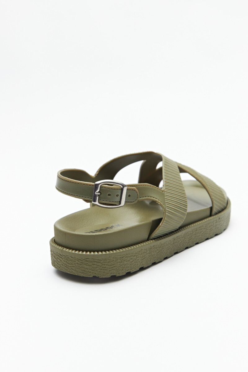 SANDALIA RAK Verde Militar
