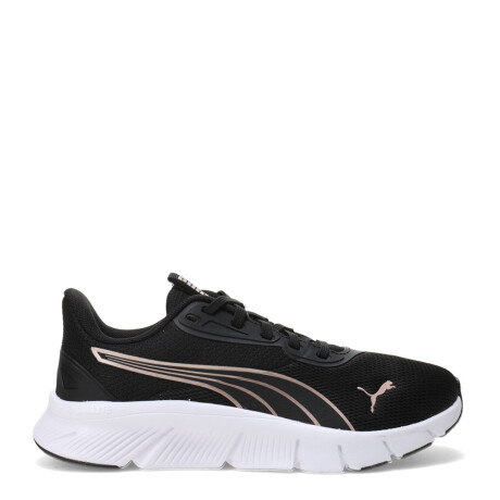 Championes de Mujer Puma Flex Focus Lite Modern Negro - Dorado
