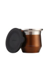 MATE TERRANO ACERO FLAP MARRON METALIZADO