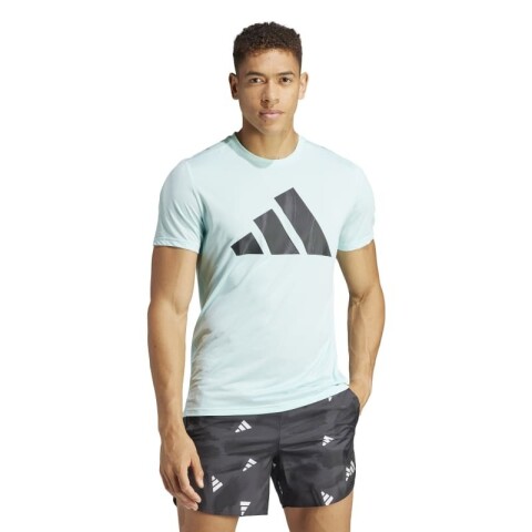 Remera Adidas Run It Verde