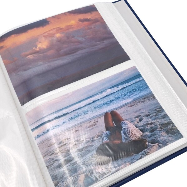 Pack X5 Album De Fotos 13 X 18 Cm 200 Fotografías Colores Color Variante Azul