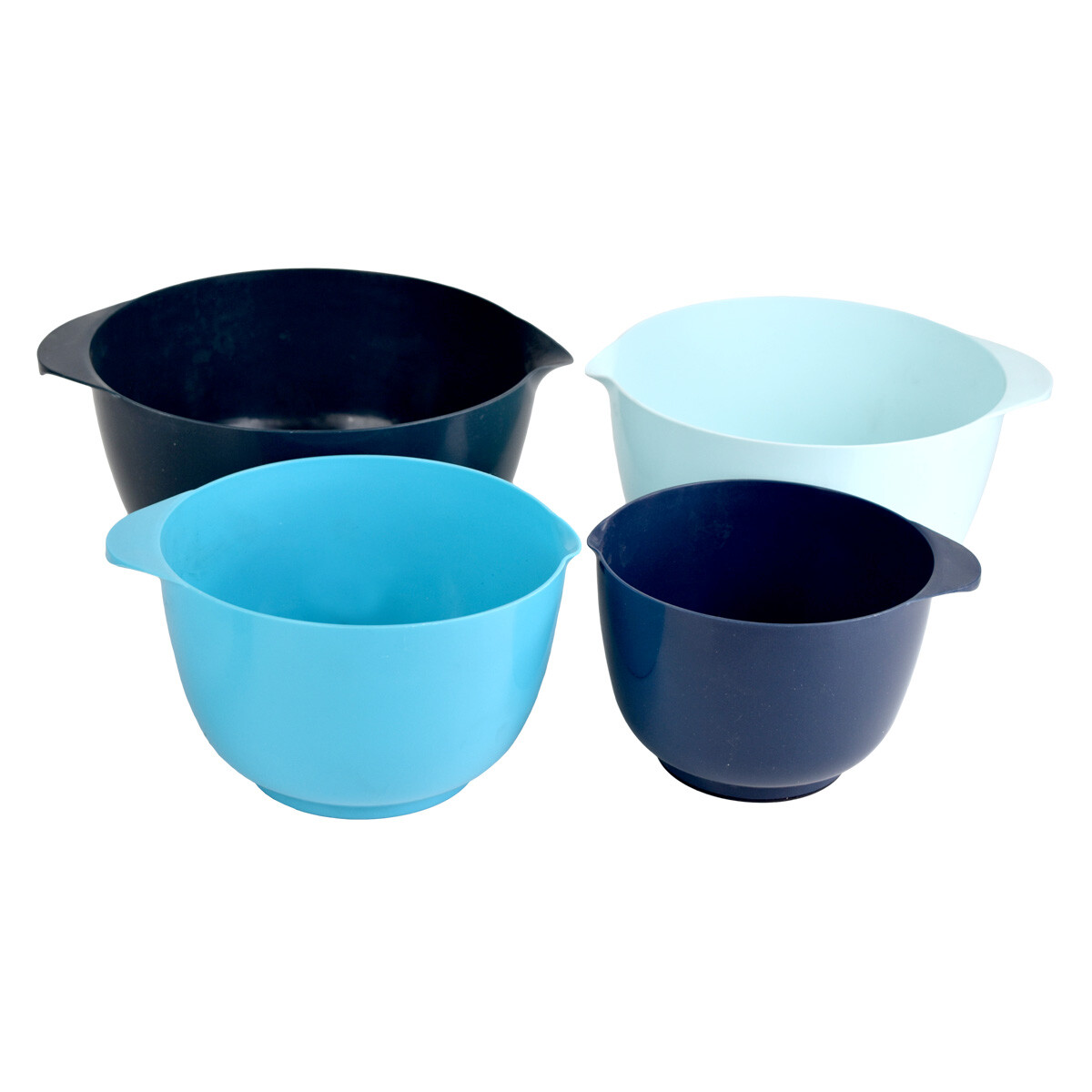 Set de bowls de plástico 4 piezas 