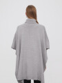 Poncho Achik Gris Melange