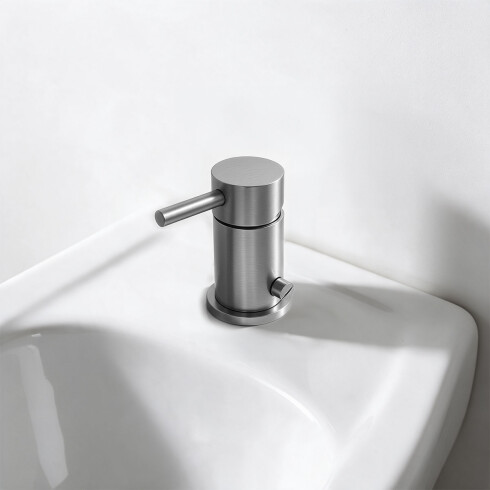 Grifería Bidet Viseu Aqualia Acero Inoxidable GRIS-BRUSHED NICKEL