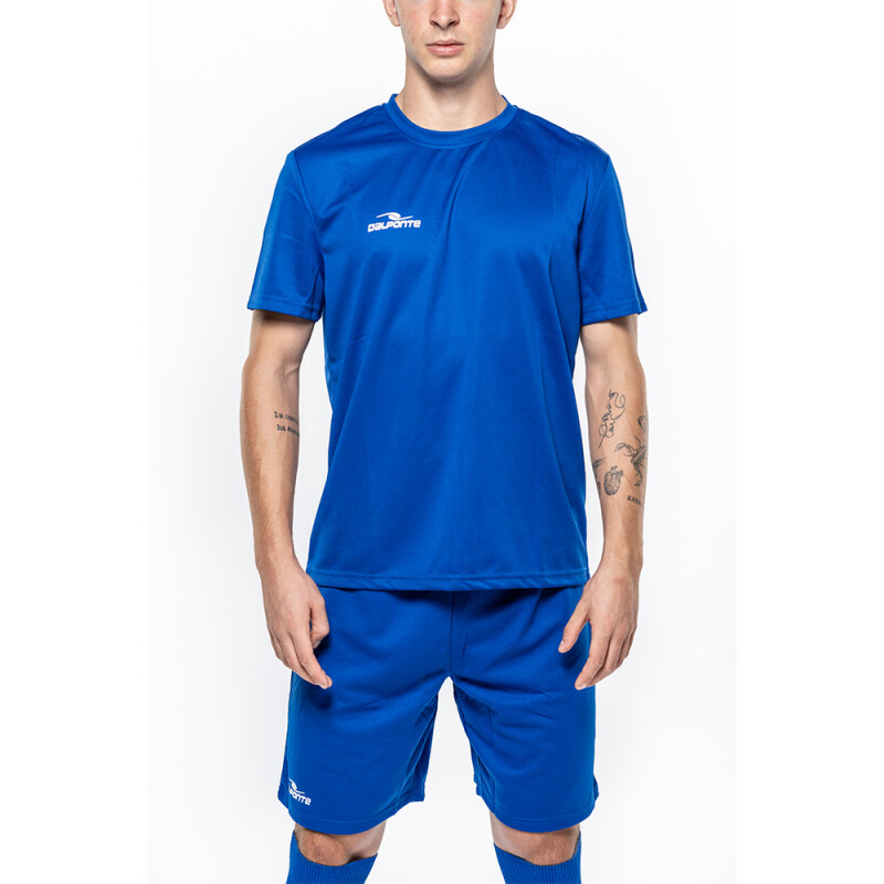 POWER SOCCER JERSEY SOLID GRIS/NEGRO AZUL/BLANCO