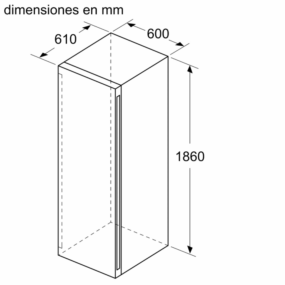 Vinoteca Bosch KWK36ABGA 199 Botellas negro