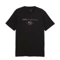 Remera de Hombre Puma Class Graphic Tee Negro