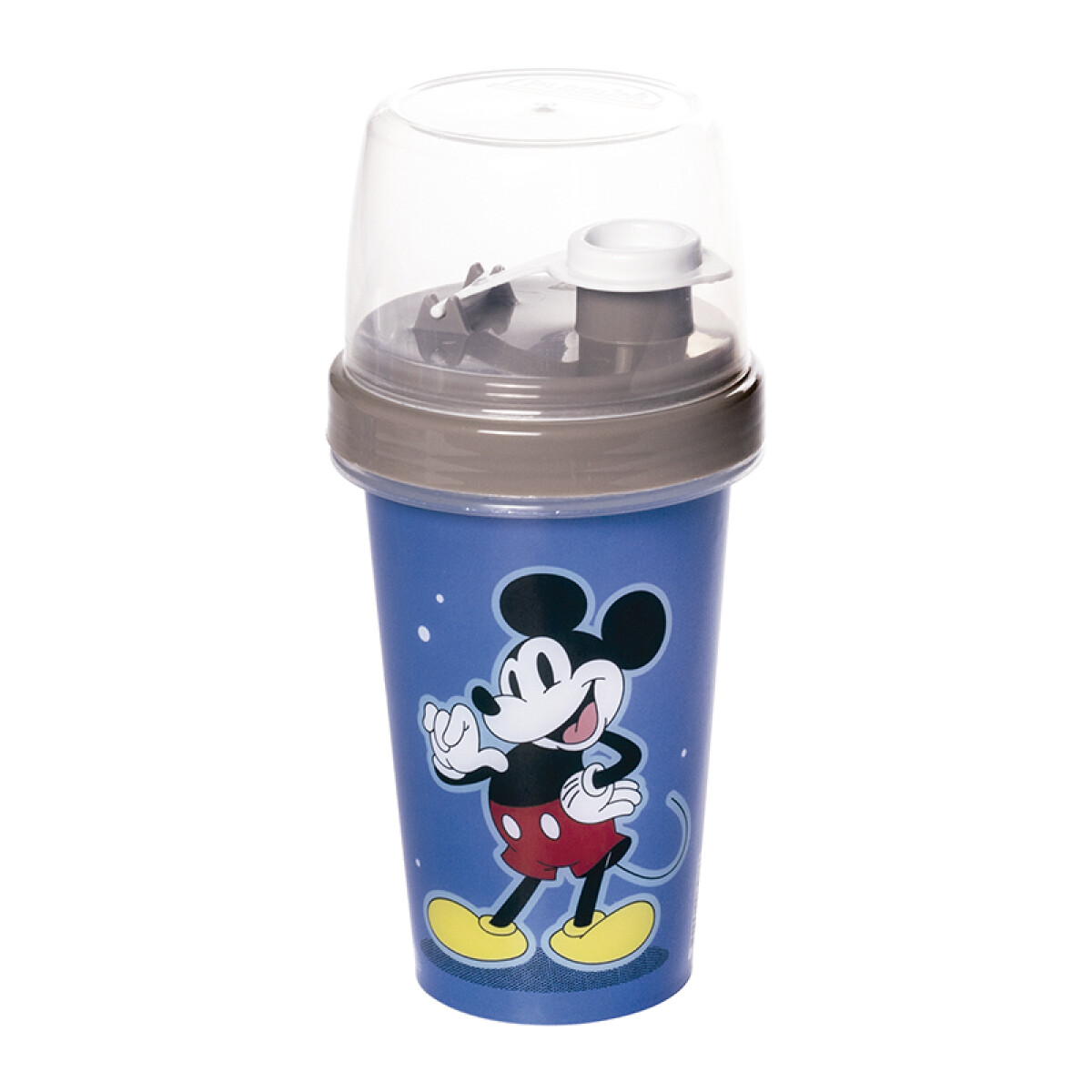 Vaso Milk Shake con Tapa Mickey 320 ml 