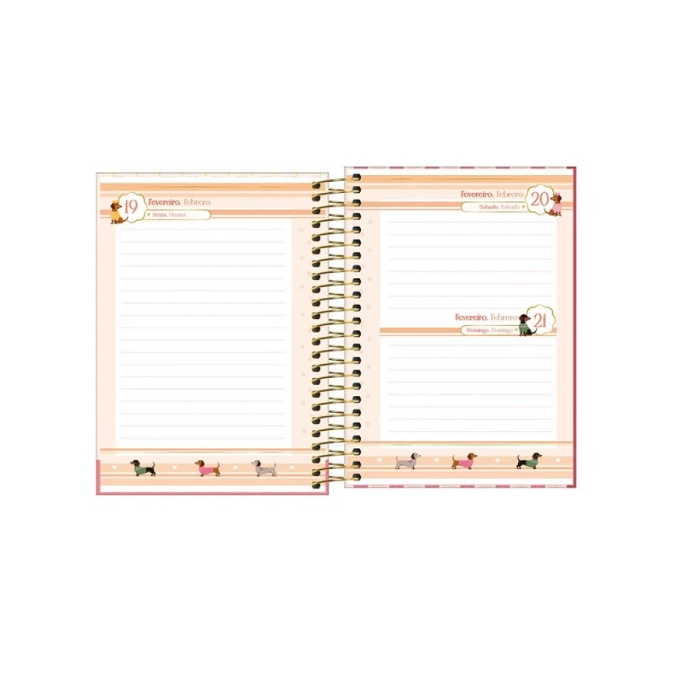 Agenda Tilibra Brownie 2027 Diaria con Espiral AGENDA TILIBRA BROWNIE 2027 DIARIA CON ESPIRAL