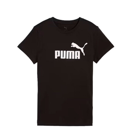 Remera de Mujer Puma Nº1 Logo W Negro - Blanco