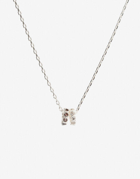 Cadena Corta con Dije Cubic zirconia Cadena Corta Dije Cubic Zirconia - Plateado