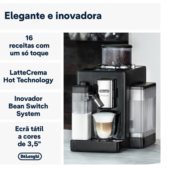 Cafetera Automática De’longhi Rivelia Exam440.55.b CAFETERA DELONGHI RIVELIA EXAM440.55.B