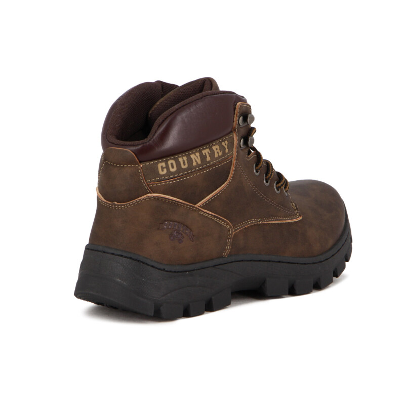 Country Bota Mount Acordonada Marron