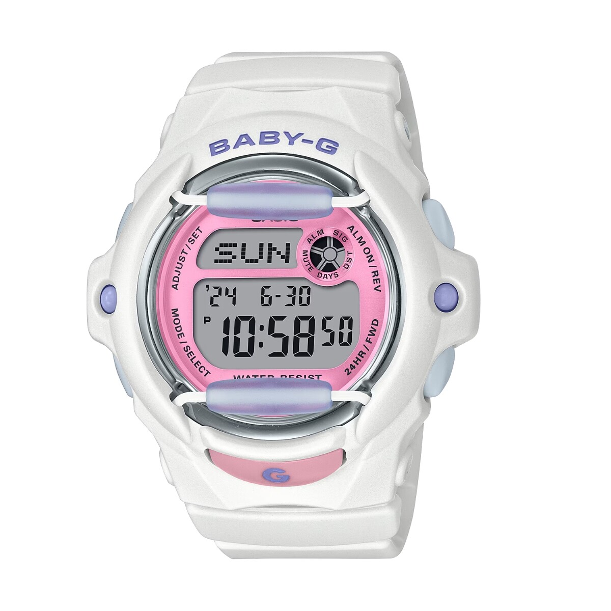 Reloj CASIO BABY-G BG169PB-7DR Resina Blanco Esfera 40mm 