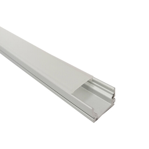 Regleta aluminio para cinta LED 1m 17x9mm IX1632