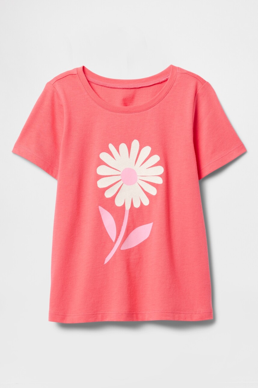 Remera Gráfico Toddler Niña Fresh Coral