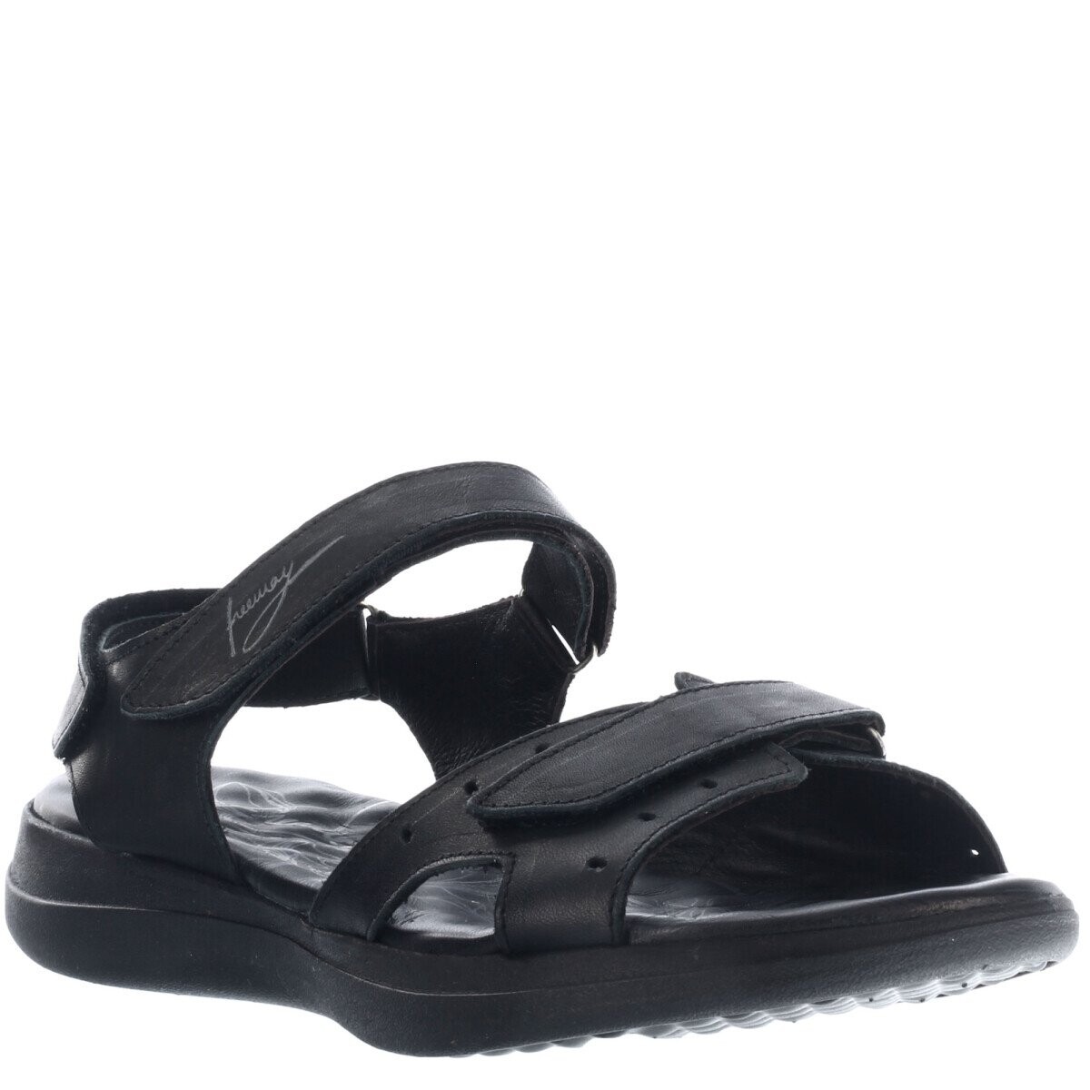 Sandalias de Mujer Freeway Casual c/Velcro - Negro 