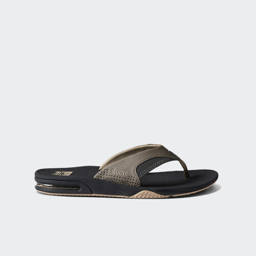 Ojotas Reef Fanning Negro