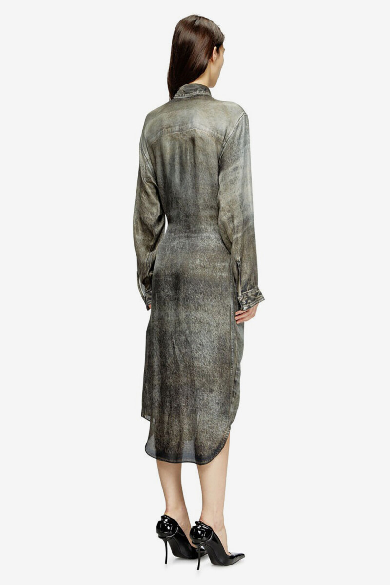 D-ILETTA VESTIDO Negro