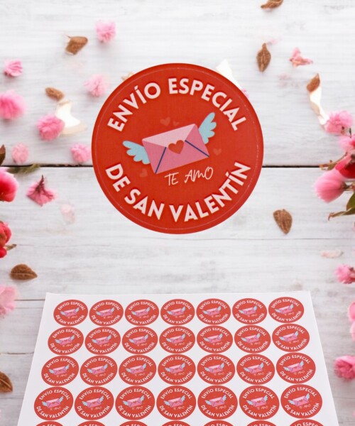 Stickers san valentin plancha DISEÑO 5