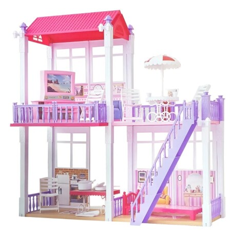Casita Para Muñecas de 2 Pisos 001