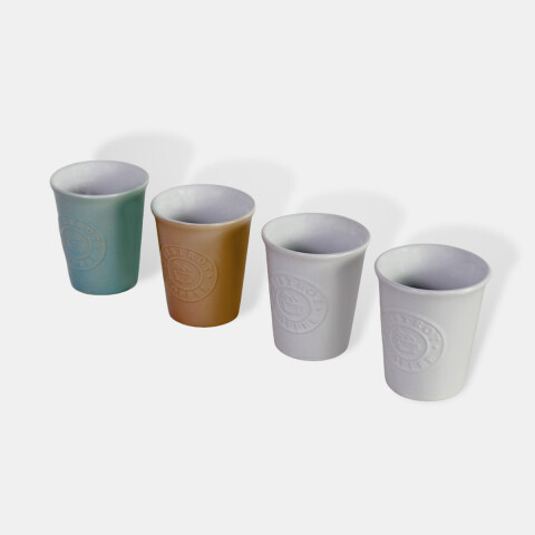 SET VASO P/CAFÉ 4PZAS Unica