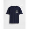 JUNE SS VALUE GRAPHIC TEE NAVY UNIFORM