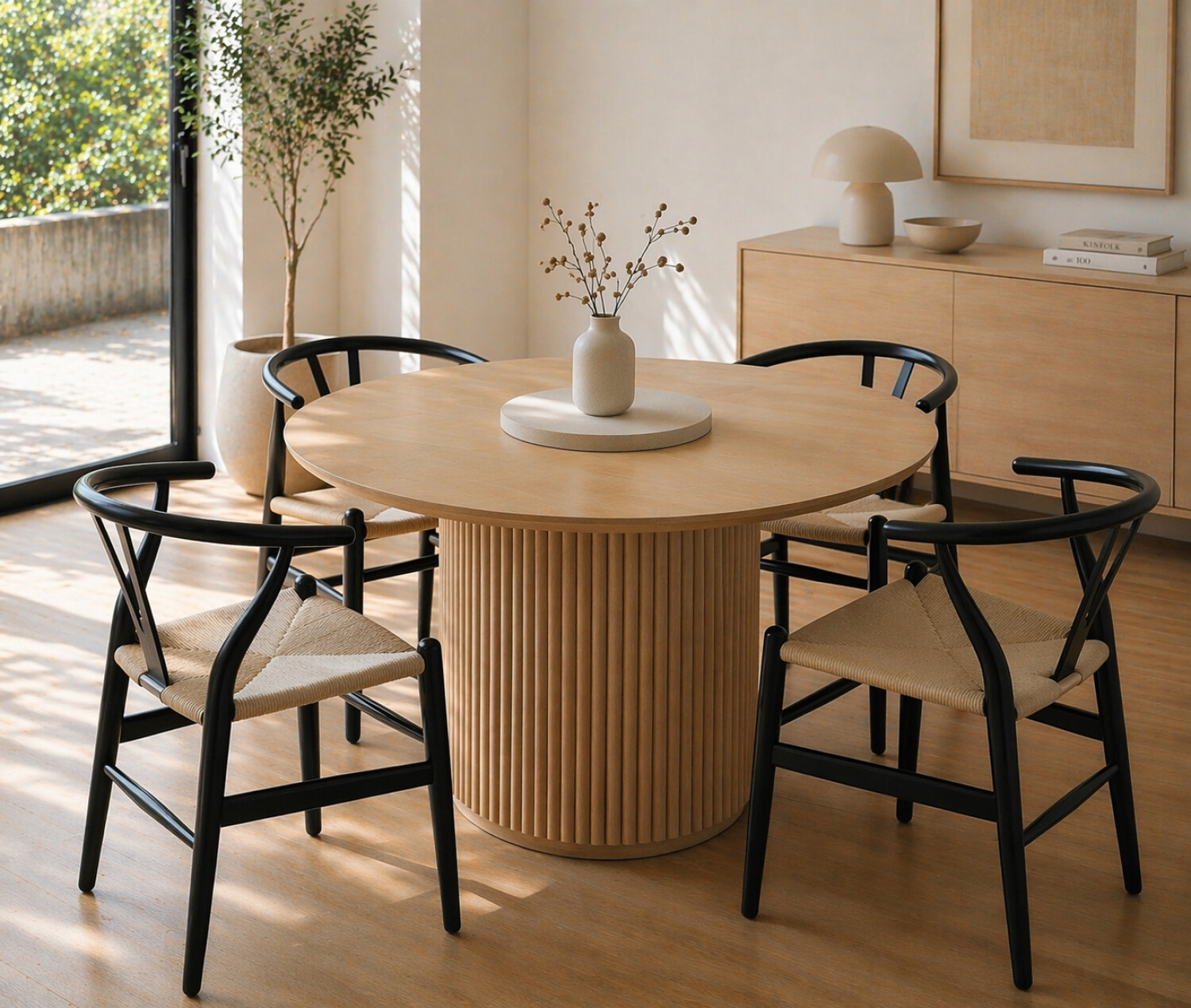 Samic Store Silla Wishbone - Black — Samic