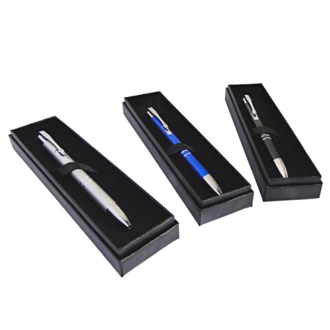 Outlet Bolígrafo Metal En Estuche Negro 3 Colores Outlet Bolígrafo Metal En Estuche Negro 3 Colores