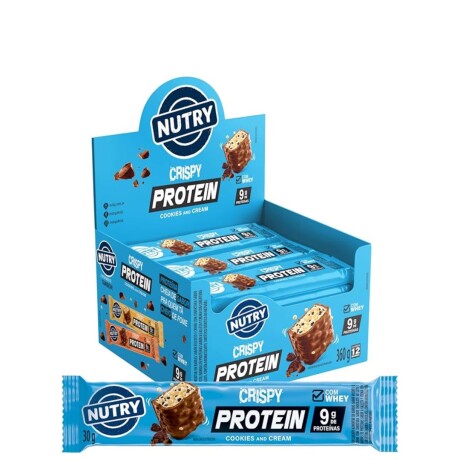 Barra de proteina 30g x12 Nutry Cookies